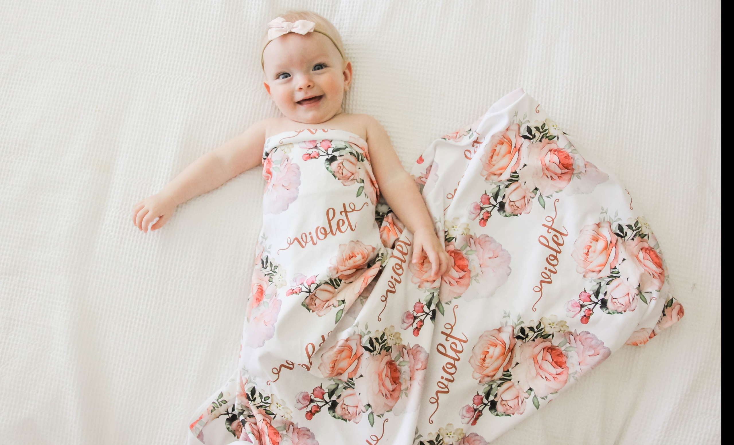 personalised baby swaddle australia