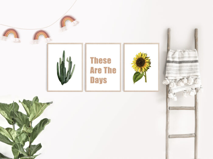 sunflower girls western nursery boho