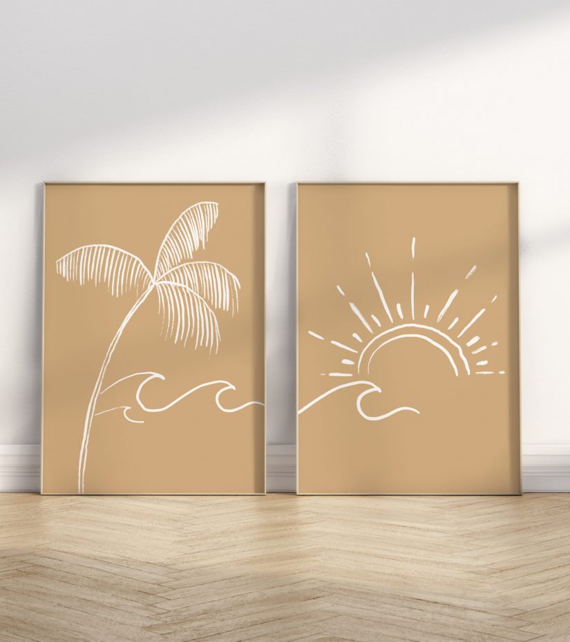 coastal wall art, palm beach wall art, surf nursery wall art, beach decor