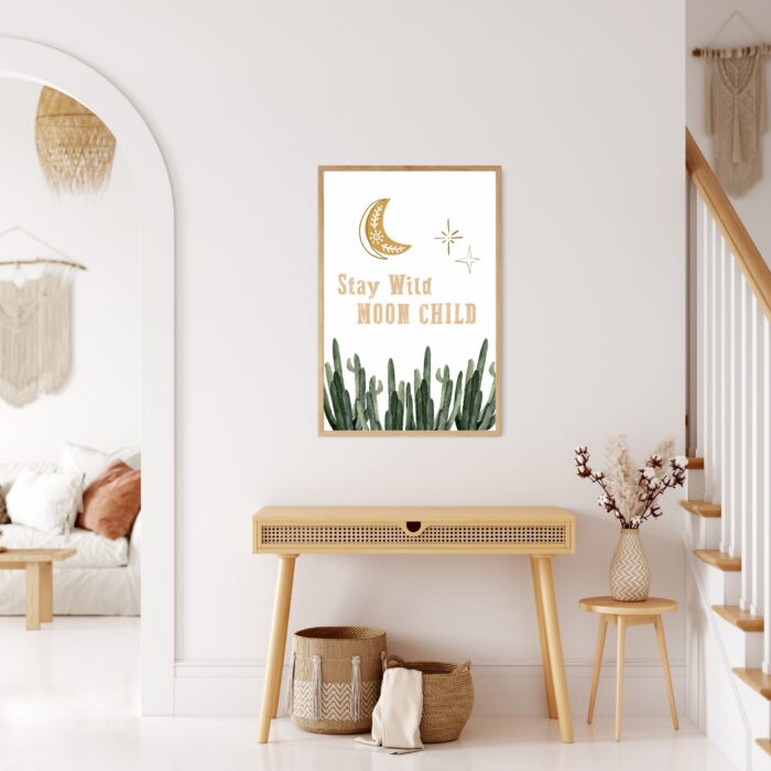a printable artwork is a great idea for a budget friendly baby nursery